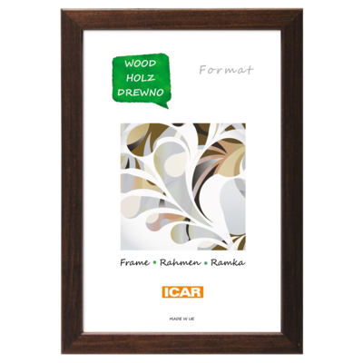 Ramka drewniana PINIA 4 PAK 10 x 15 cm brązowy