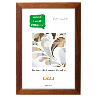 Ramka drewniana PINIA 3 PAK 13 x 18 cm brązowy