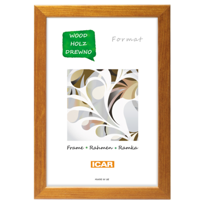 Ramka drewniana PINIA 10 PAK 15 x 21 cm brązowy
