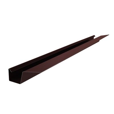 Rynna tarasowa prostokątna SMART 145 mm x 2 m brązowy