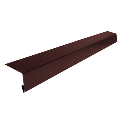 Profil krawędzi rynny SMART 90 mm x  2 m brązowy