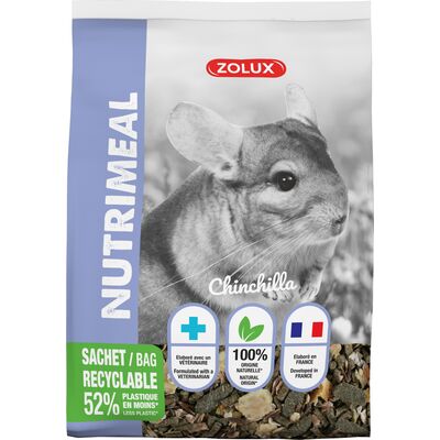 ZOLUX Mieszanka NUTRIMEAL 3 dla szynszyli 800 g