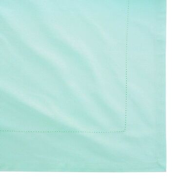 Obrus 110 x 160 cm mint wykończenie ażurowe