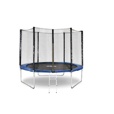 Trampolina 10ft 305 cm z zewnętrzną siatką zabezpieczającą i drabinką