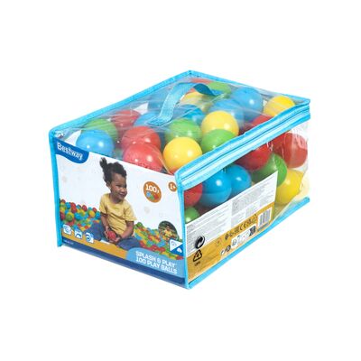 Zestaw piłek 6 cm 100 sztuk