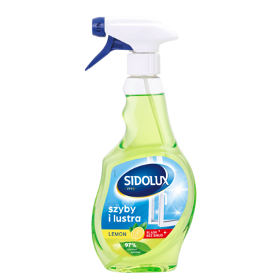 Płyn do mycia szyb CRYSTAL lemon 500 ml SIDOLUX