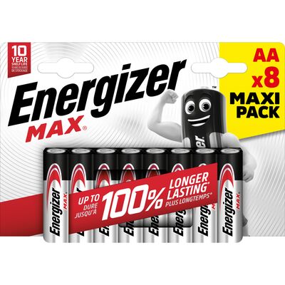 Bateria Energizer MAX AA LR6 8 sztuk