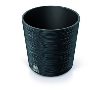 Doniczka FURU ROUND LOW antracytowy 30 cm