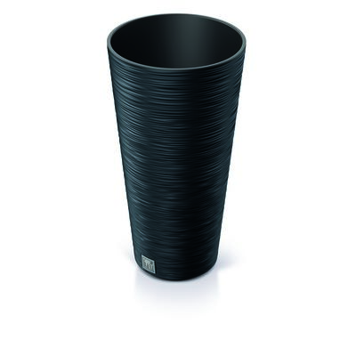Doniczka FURU ROUND SLIM antracytowy 25 x 48 cm