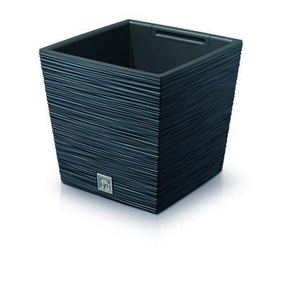 Doniczka FURU SQUARE LOW antracytowy 29,5 x 29,5 x 29 cm