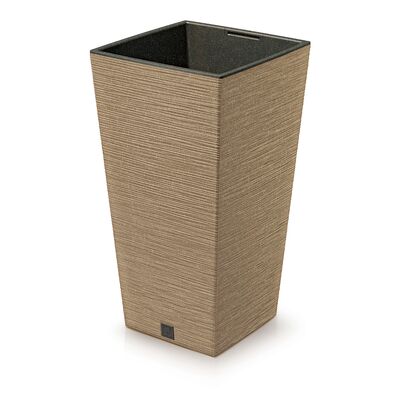 Doniczka FURU SQUARE ECO WOOD 34,5 x 34,5 x 66 cm naturo ECO