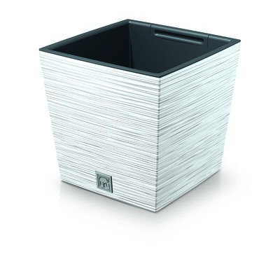 Doniczka FURU SQUARE LOW biały 29,5 x 29,5 x 29 cm