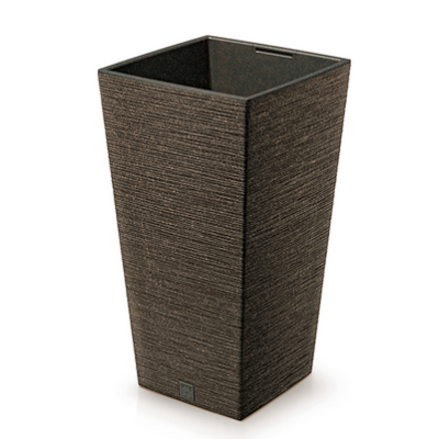 Doniczka FURU SQUARE ECO WOOD 39,5 x 39,5 x 75,5 cm kawa ECO