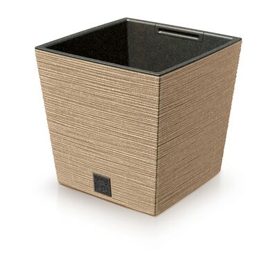 Doniczka FURU SQUARE LOW ECO WOOD 24 x 24 x 23,5 cm naturo ECO