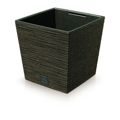 Doniczka FURU SQUARE LOW ECO WOOD 24 x 24 x 23,5 cm kawa ECO