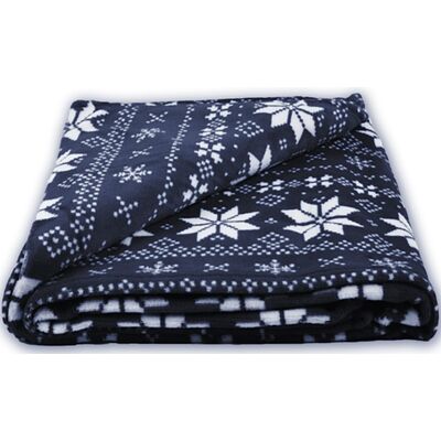 Koc NORDICO 150 x 200 cm wz. 05 granatowy