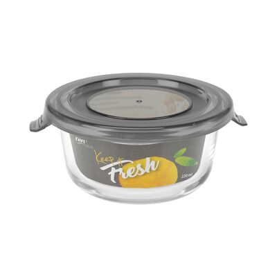 Pojemnik żaroodporny okrągły Keep it Fresh 220 ml szary