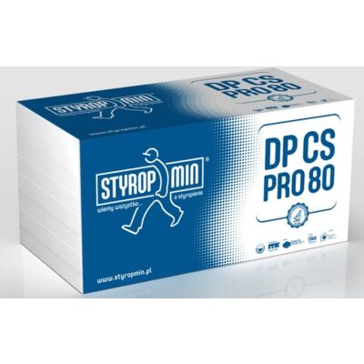 Płyta standardowa DP CS PRO 80 gr.100 gładka 500 x 1000 STYROPMIN