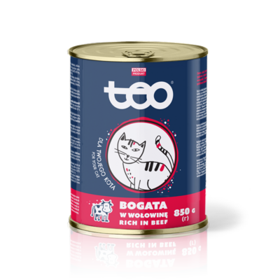 Karma morka dla kotów wołowina 850 g TEO