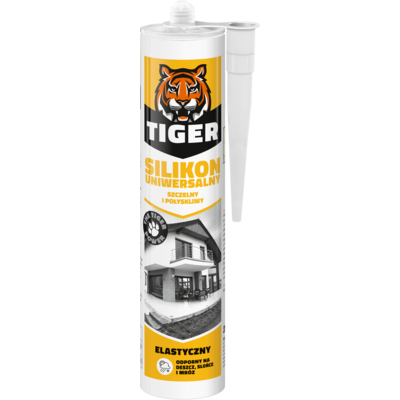 Silikon uniwersalny czarny 260 ml TIGER