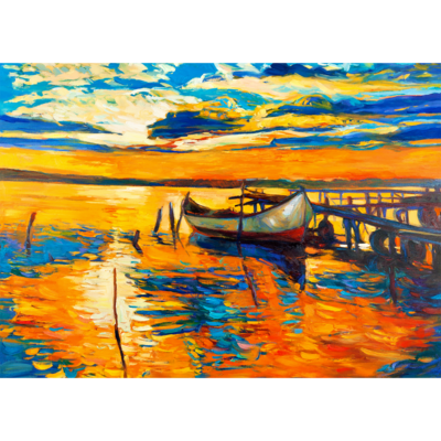 Obraz na płótnie 100 x 70 cm Zachód słońca