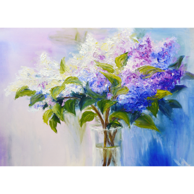 Obraz na płótnie 50 x 70 cm Kwiaty w wazonie