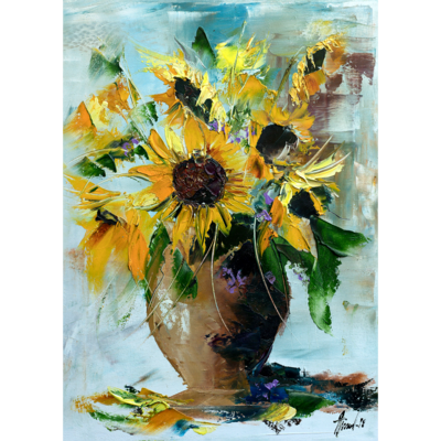 Obraz na płótnie 50 x 70 cm Słoneczniki 2