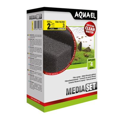 Wkład gąbkowy do filtra Fan 3 Plus - 2 sztuki Aquael
