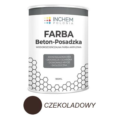 Farba Beton-Posadzka czekoladowy 900 ml