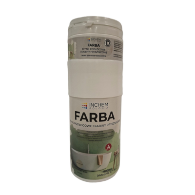 Farba płytki podłogowe i kabiny prysznicowe zestaw 800 ml Delikatny Beż