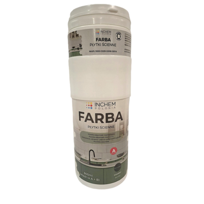 Farba płytki ścienne zestaw 800 ml Czarny