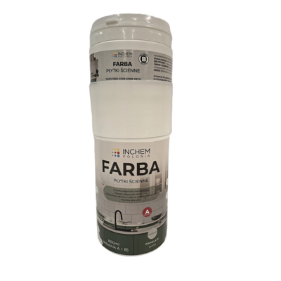 Farba płytki ścienne zestaw 800 ml Popielaty