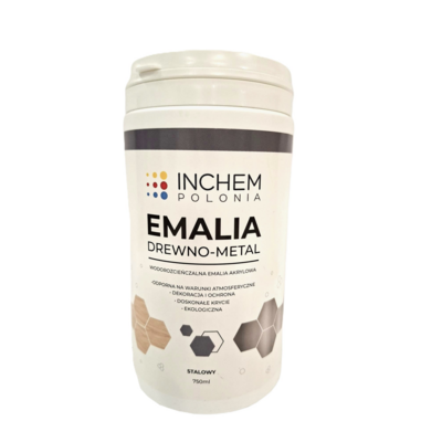 Emalia akrylowa  MIX stalowy 750 ml