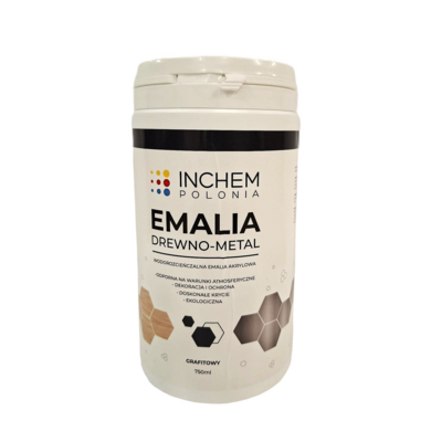 Emalia akrylowa  MIX grafitowy 750 ml