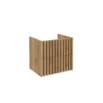 Szafka łazienkowa wisząca DELANO D60 60 x 56 x 45 cm 0D2S 0NW DSM 1042 dąb craft złoty