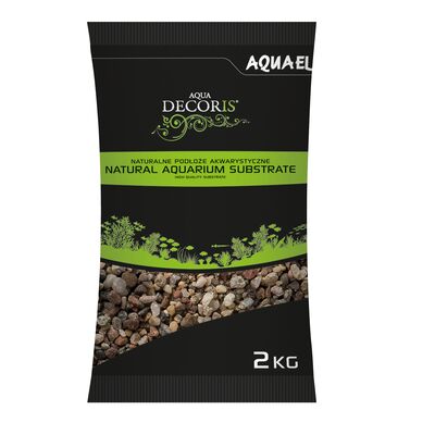 Żwirek akwariowy naturalny wielobarwny 3 - 5 mm, 2 kg Aquael