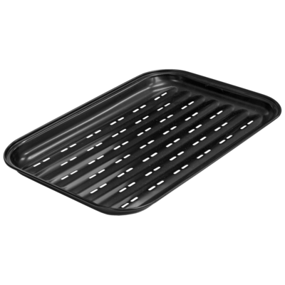 Tacka do grilla emaliowana z uchwytem 32,5 x 24,5 cm Activa