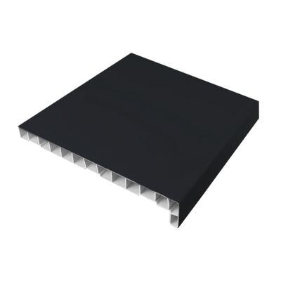 Parapet wewnętrzny PVC 25 x 126 grafit Plasti King