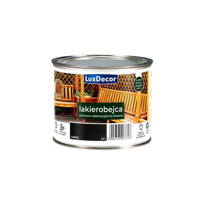 Lakierobejca czarny 0,2 l Luxdecor
