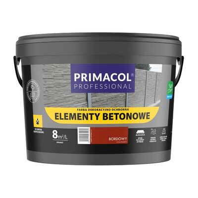Farba do elementów betonowych bordowy 2,2 l