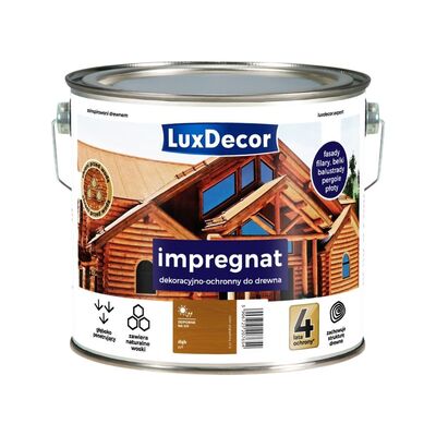 Impregnat dekoracyjno-ochronny dąb 2,7 l Luxdecor