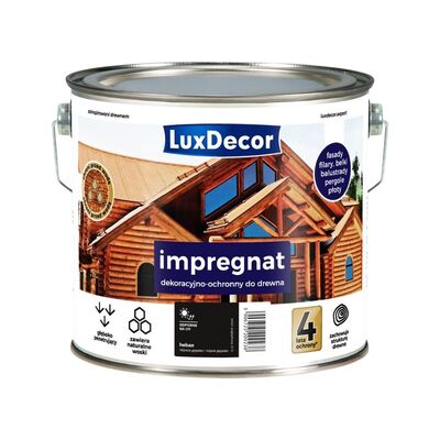 Impregnat dekoracyjno-ochronny heban 2,7 l Luxdecor