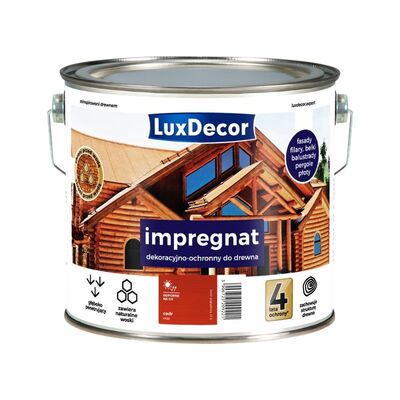 Impregnat dekoracyjno-ochronny cedr 2,7 l Luxdecor