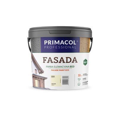 Farba Fasada Eco waniliowy 2,7 l Primacol