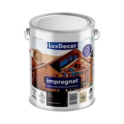 Impregnat dekoracyjno-ochronny palisander ciemny 4,5 l Luxdecor
