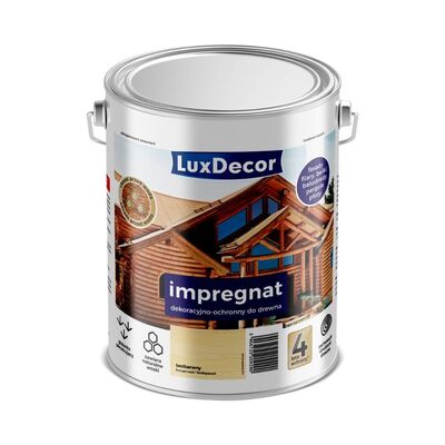 Impregnat dekoracyjno-ochronny bezbarwny 4,5 l Luxdecor