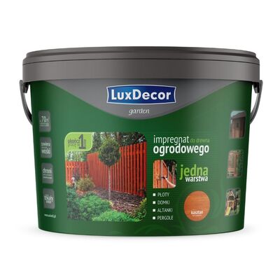 Impregnat do drewna ogrodowego garden kasztan 9 l Luxdecor