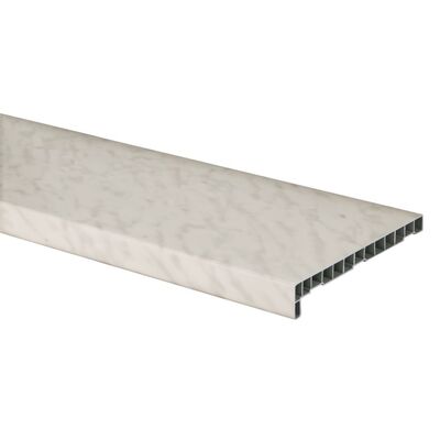 Parapet wewnętrzny PVC 25 x 126 cm marmur Plasti King