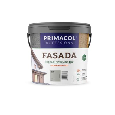 Farba Fasada Eco szary 0,9 l Primacol
