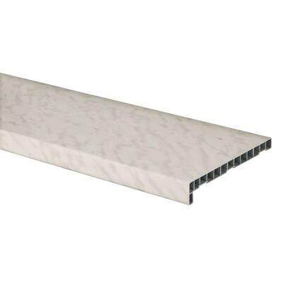 Parapet wewnętrzny PVC 30 x 126 cm marmur Plasti King